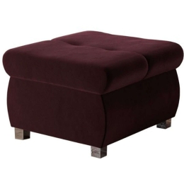 Σκαμπό Orkan 161630389 60x60x42cm Bordo