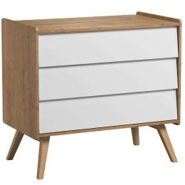 Συρταριέρα 3D Vintage 162080379 100x58,5x90cm Natural-White