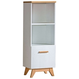 Βιβλιοθήκη Sven 162083149 45x40x127cm White-Natural