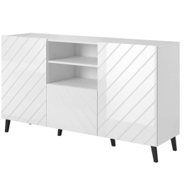 Μπουφές Abeto 162296579 150x42x82cm White Μοριοσανίδα