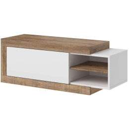 Τραπεζάκι Σαλονιού Jay 162327679 120x43x60cm Oak-White