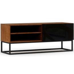 Έπιπλο Τηλεόρασης Arborio 162415109 120x40x50cm Walnut-Black