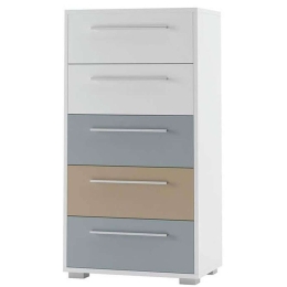 Συρταριέρα Murphy 162435619 60x38,3x102,5cm Multi-Blue