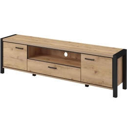 Έπιπλο Τηλεόρασης Amelie 162471059 210x40,6x50cm Natural-Black