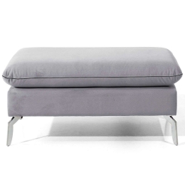 Σκαμπό Piretta 162556009 106x65x45cm Light Grey