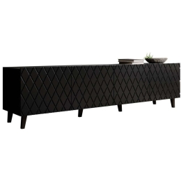 Έπιπλο Τηλεόρασης Asti 162581509 200x42x52cm Black