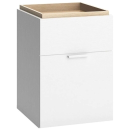 Κομοδίνο 4 You 16262029 40,5x42x55,5cm White-Oak