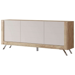 Μπουφές Geisha I 162676649 199x44x81cm Natural-Beige Mdf, Metal