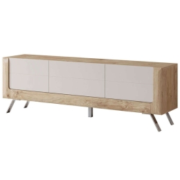 Έπιπλο Τηλεόρασης Geisha 162676679 199x48x52cm Natural-Beige