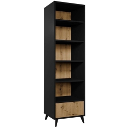 Βιβλιοθήκη Ovessi 162677949 50x40x192cm Oak-Black