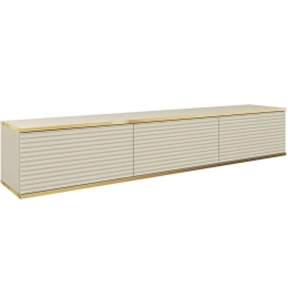 Έπιπλο Τηλεόρασης Loro Plus II 162686829 175x32x30cm Beige-Gold