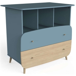 Συρταριέρα Firma 162693459 96x55,7x89,6cm Oak-Blue
