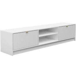 Έπιπλο Τηλεόρασης Tireno 2K 162717609 180x40x40cm White-Gold