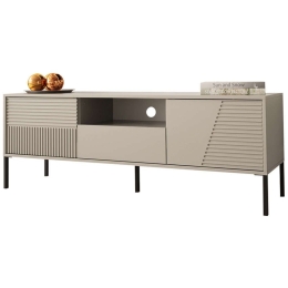Έπιπλο Τηλεόρασης Debora 162719359 155x40x54cm Beige-Black