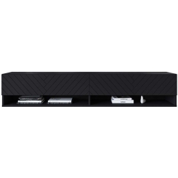 Έπιπλο Τηλεόρασης Doka 162759939 180x33x30cm Black