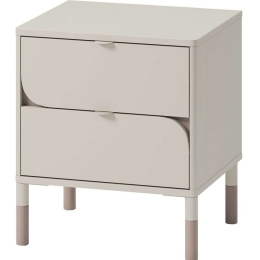 Κομοδίνο Harmony 162784239 46x40x52cm Ecru