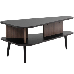 Τραπεζάκι Σαλονιού Pinelli 162784359 100x57x40cm Brown-Black
