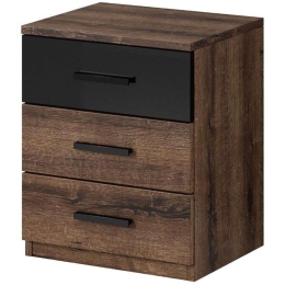 Κομοδίνο Kappa 16348169 46x41x55cm Brown-Black
