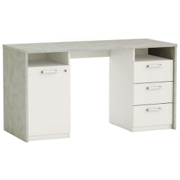 Γραφείο Cambridge 16430119 145,1x60x75,7cm Grey-White