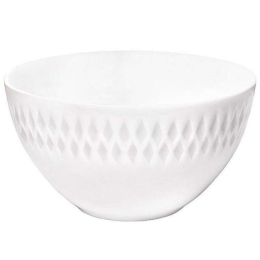 Μπωλ Δημητριακών Diamante PRPW430018 15,5cm White Oriana Ferelli® Πορσελάνη