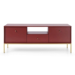 Έπιπλο Τηλεόρασης Mono P_MNR_TV_G 153,4x56,2x39cm Bordeaux-Gold