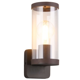 Φωτιστικό Τοίχου - Απλίκα Bonito R21596124 9x9x23cm 1xE27 28W Rust RL Lighting