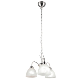 Φωτιστικό Οροφής Κρεμαστό Dobby R31053007 3xE27 10W Φ43x150cm Nickel-White RL Lighting