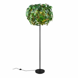 Φωτιστικό Δαπέδου Leavy R40463015 3xE14 28W Φ70x180cm Black-Green RL Lighting