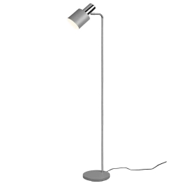 Φωτιστικό Δαπέδου Adam R41041011 22x35x153cm 1xE27 10W Nickel-Grey RL Lighting