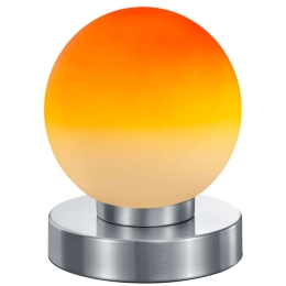Φωτιστικό Επιτραπέζιο Prinz II R54011018 12x15cm 1xE14 40W Nickel-Orange RL Lighting