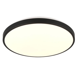 Φωτιστικό Οροφής - Πλαφονιέρα Loody R64901102 Led 22W 3000K Φ38x7cm Black RL Lighting