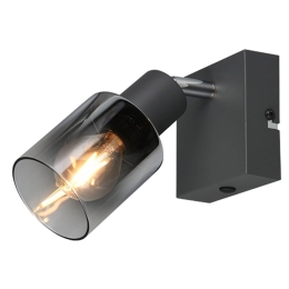 Φωτιστικό Οροφής- Σποτ Cadiz R81781042 1xE14 10W 9x15x9cm Anthracite RL Lighting