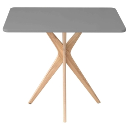 Τραπέζι Jubi JUBITRE6 80x55x73cm Natural-Concrete Mdf,Ξύλο