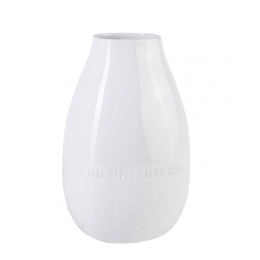 Βάζo Πορσελάνινο Rest RD0016470 12,5x11x20cm White Raeder Πορσελάνη,Γυαλί