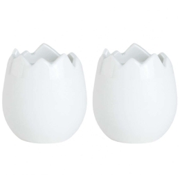 Βάζα Eggs (Σετ 2Τμχ) RD0016618 Φ5x5,5cm White Raeder
