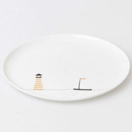 Πιάτο Ρηχό Sailing 15cm RD0017929 Φ15cm Multi Raeder Πορσελάνη