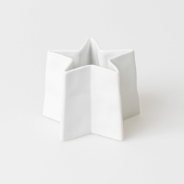 Πορσελάνινη Βάση Για Ρεσώ Star LBTRD0092258 11,5x8,5cm White Raeder