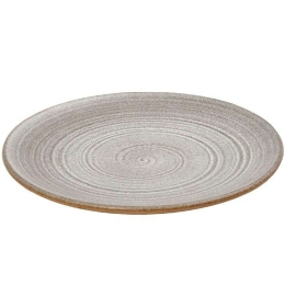 Πιάτο Ρηχό Calabria REP102K6 22,7x2,1cm Light Grey Espiel Πηλός