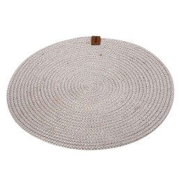 Σουπλά Στρογγυλό ROB127K6 Φ32cm White Espiel Σχοινί