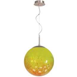 Φωτιστικό Οροφής Saturn SATURN1P Φ30x110cm 1xE27 60W Yellow-Orange Aca