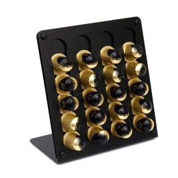 Βάση Για Κάψουλες Nespresso SD100403 22x10x22cm Matte Black Pam&Co
