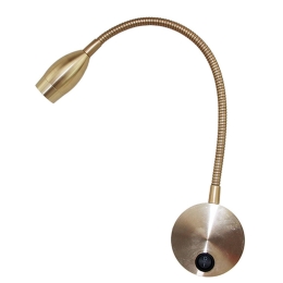 Φωτιστικό Τοίχου Led SF126BLED330G Gold Μέταλλο