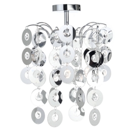 Φωτιστικό Οροφής SF171411C Clear Μέταλλο,Πλαστικό