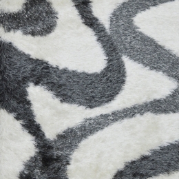 Χαλί Glamour Shaggy 7209 Anthracite-White 160X230cm
