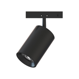 Σποτ Μαγνητικής Ράγας Mini THUBE540B 24V DC 5W 4000K 530Lm 24° RA90 3,5x5,5(8,1)cm Black Aca