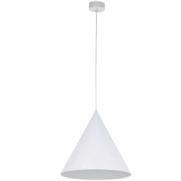 Φωτιστικό Οροφής Cono 10009 Φ32x165cm 1xE27 15W White TK Lighting