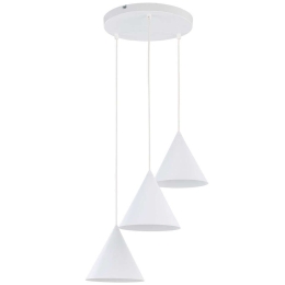 Φωτιστικό Οροφής Cono 10012 42x42x140cm 3xE27 15W White TK Lighting