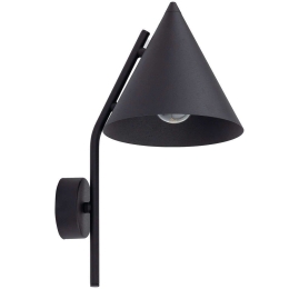 Φωτιστικό Τοίχου - Απλίκα Cono 10041 19x25x38cm 1xE27 15W Black TK Lighting