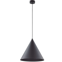 Φωτιστικό Οροφής Cono 10057 Φ32x165cm 1xE27 15W Black TK Lighting