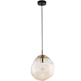Φωτιστικό Οροφής Sol Mini 10083 25x25x175cm 1xE27 15W Brass-Amber TK Lighting